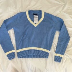 🔥SALE🔥 Brandy Melville Blue V-Neck Sweater
